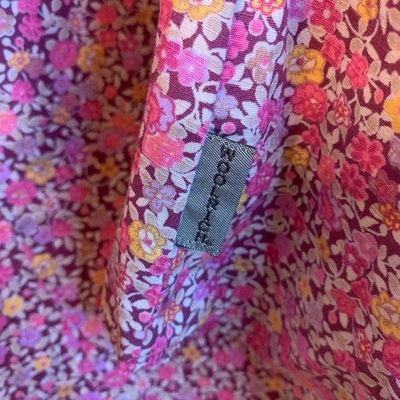 Woolrich Pink and Burgundy Floral Button up - Picture 4 of 5
